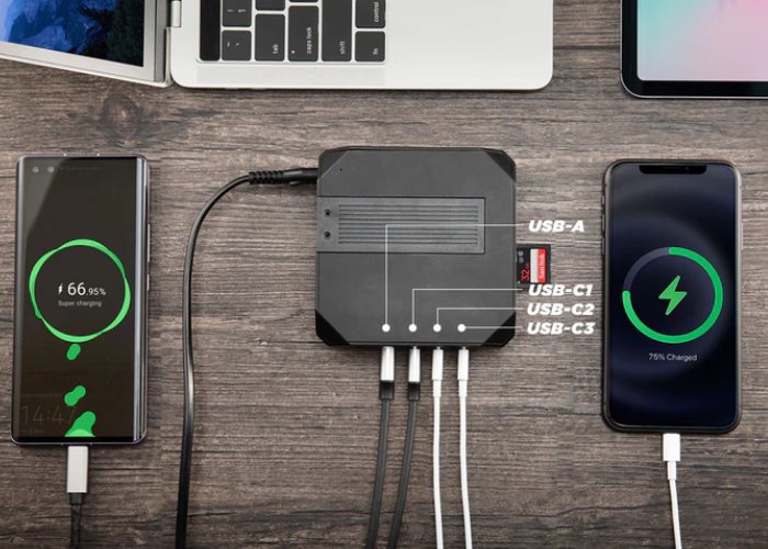 Gadge Hub is a 100W GaN Charger & 9-in-1 SSD Hub for $99