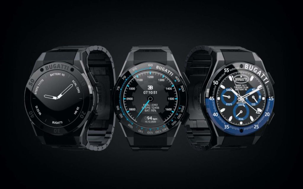 Bugatti introduces three premium smartwatch models