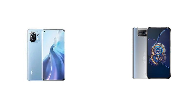 Phone Comparisons: Xiaomi Mi 11 vs Asus Zenfone 8 Flip