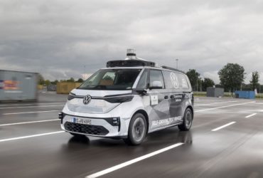 Volkswagen is testing an electric robotaxi in Munich, Germany