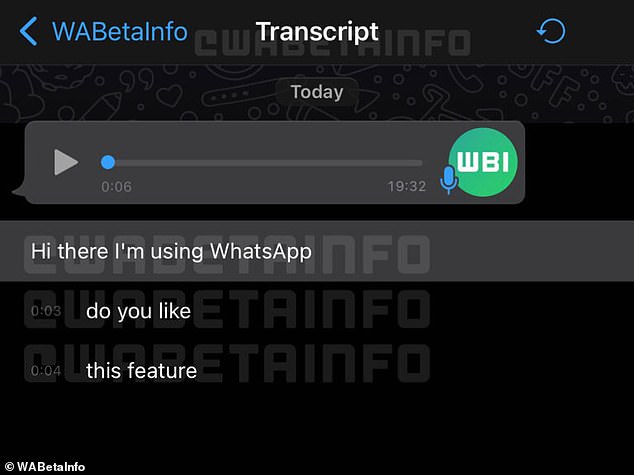 WhatsApp is working on voice message transcriptions for the iOS platform