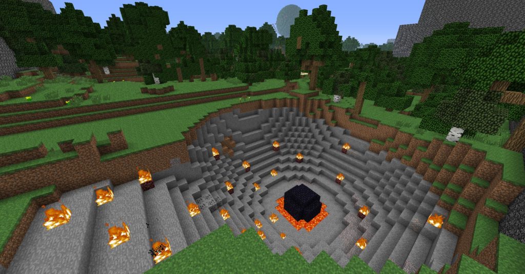 Crater Forest - Best Mountain Seeds for Minecraft