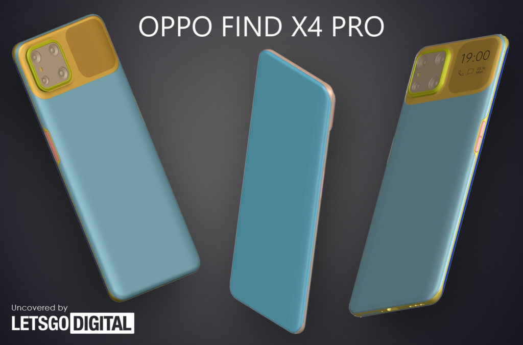 Oppo Find X4 Pro CAD renders leaked, shows very unique Yotaphone-esque display