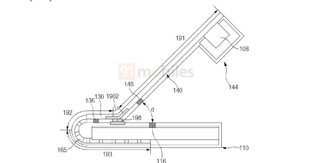 Samsung patents Folding and Sliding Display Phone design