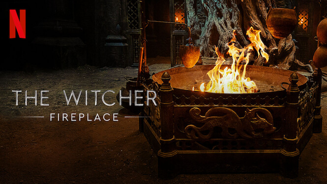 The Witcher fireplace // Source: Netflix