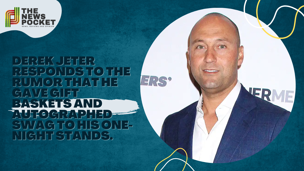 Derek Jeter responds to the rumor that he gave gift baskets and autographed swag to his one-night stands.