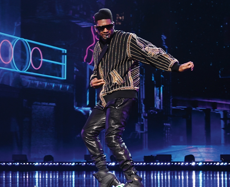 Usher Begins His Most Recent Residency in Las Vegas!
