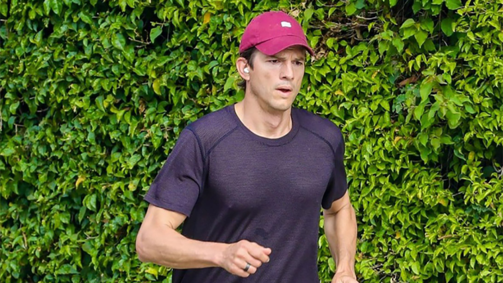 Ashton Kutcher Talks About Losing 12 Pounds and Getting Mila Kunis' Help While Training for the NYC Marathon