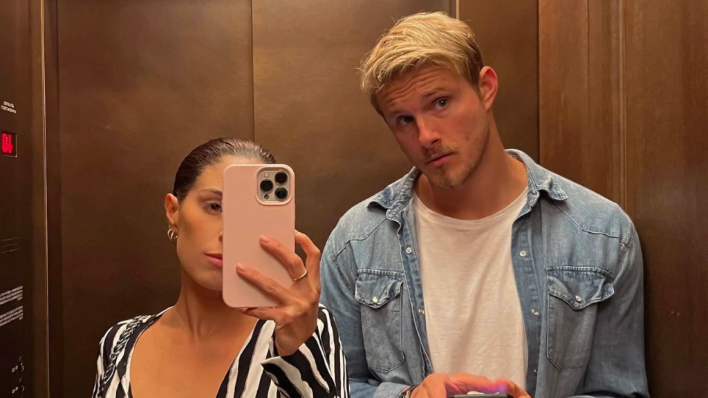 After three failed pregnancies, Alexander Ludwig and Lauren are finally expecting