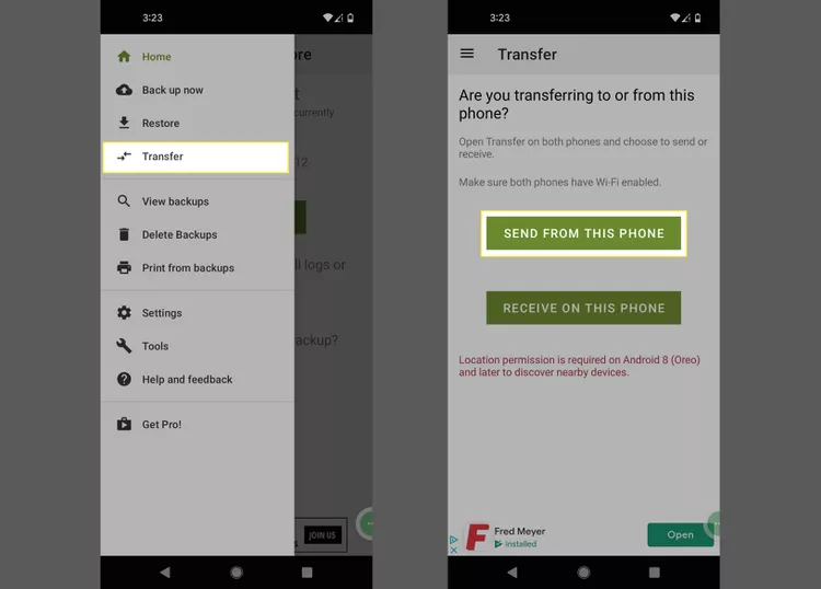 How to Transfer Text Messages From Android to Android 