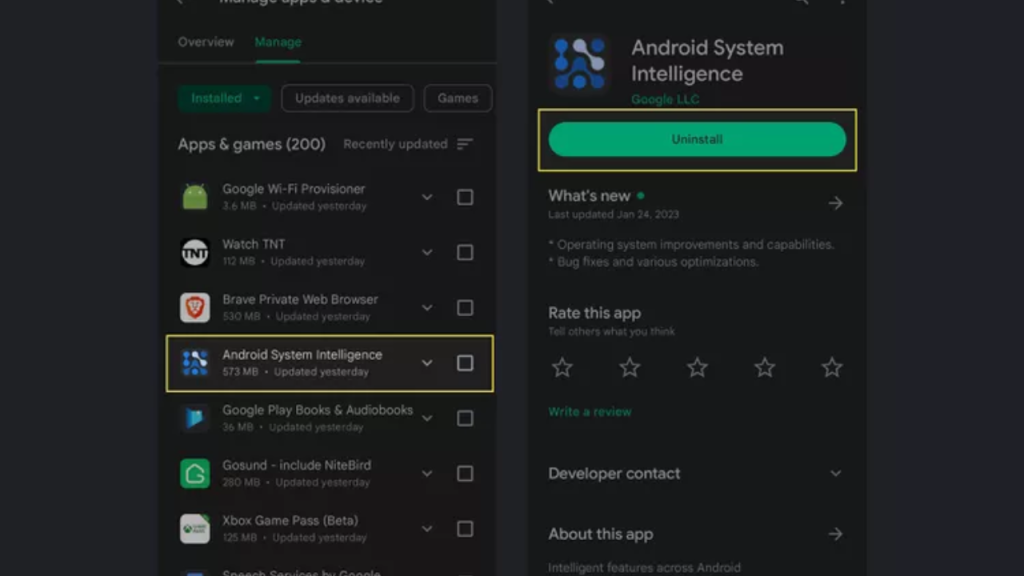 What Does "System Intelligence" Mean in Android?