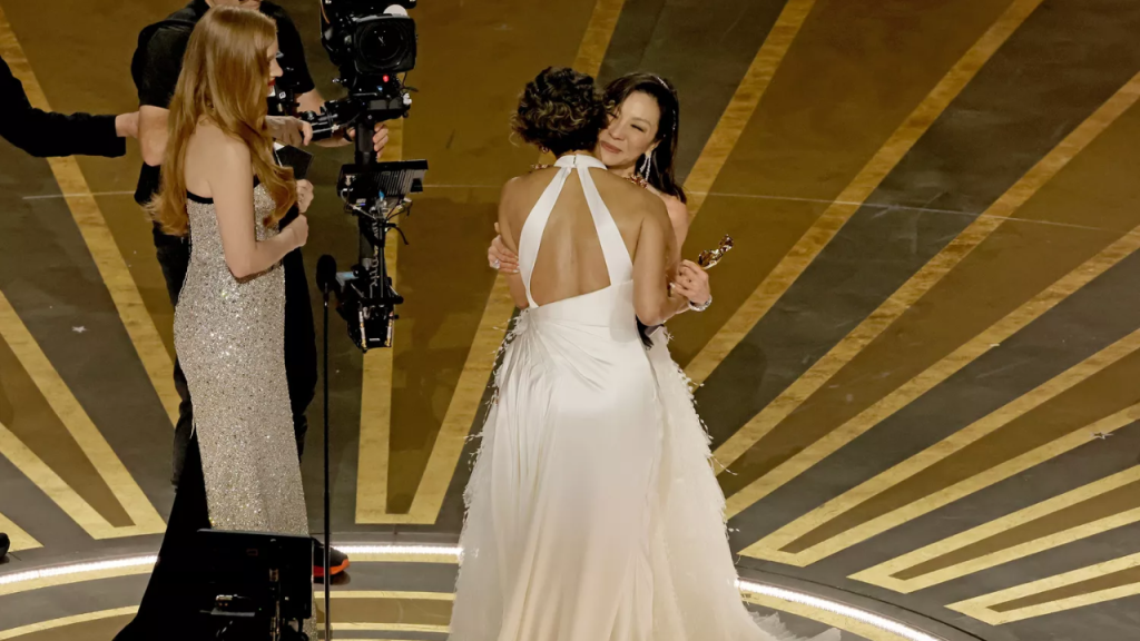 Halle Berry Tears up As She Presents Michelle Yeoh with A Historic Prize at The 2023 Academy Awards