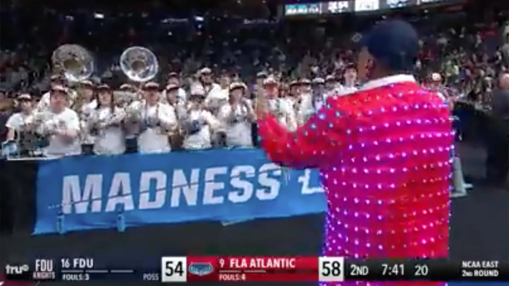 Dayton Pep Band Learns FDU Fight Anthem in Minutes to Support Stunning March Madness Upset
