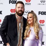 Jordan Davis' Pregnant Wife Kristen Debuts Bump in Short Dress at 2023 iHeart Radio Music Awards!