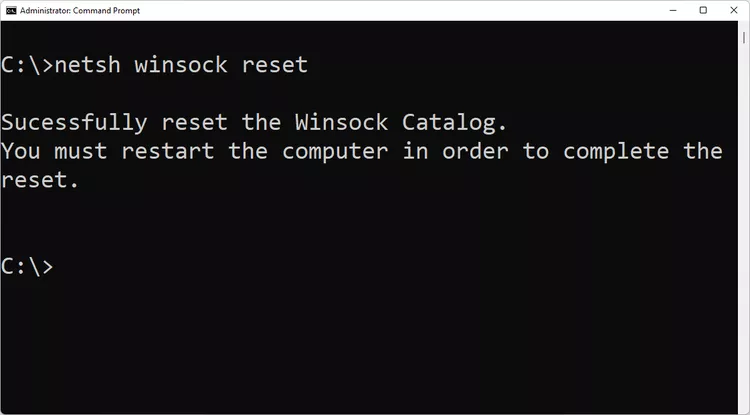 How to Perform a Netsh Winsock Reset