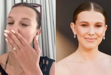 Millie Bobby Brown Displays Engagement Ring in Close-Up!