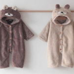 Thesparkshop.In Product: Baby Jumpsuit with Bear Print on the Sleeves!