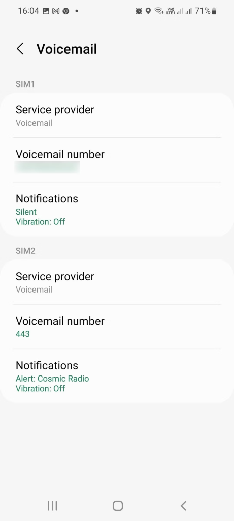 how to set up voicemail on samsung