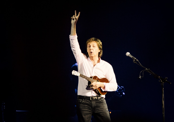 Paul McCartney Enjoying The Beatles Love Down Under