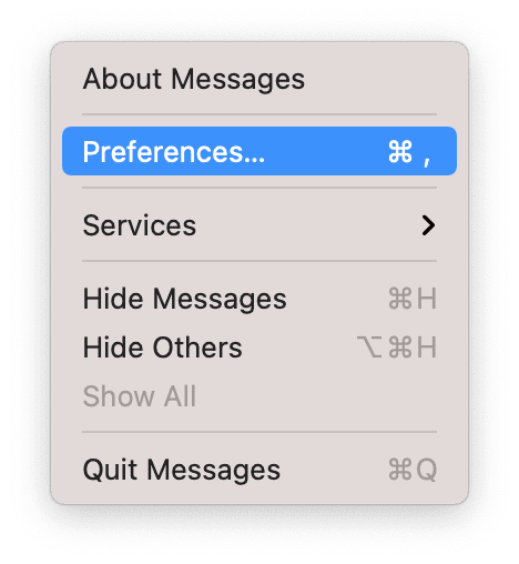 how to.mute messages on mac